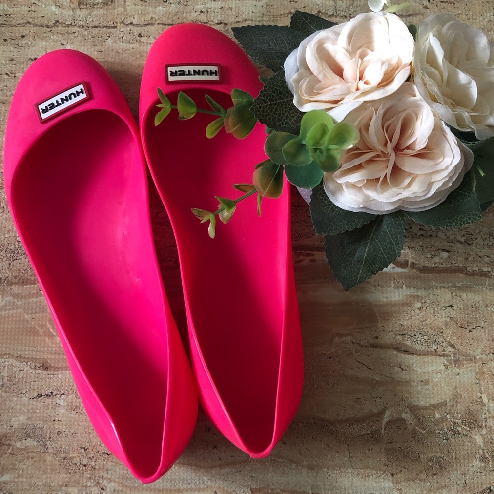 Hunter Romilly Neon Pink Ballet Shoes